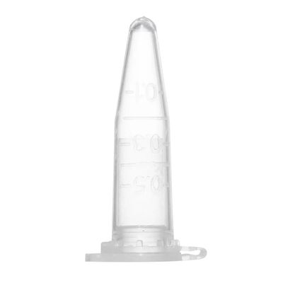 ক্যাপ সহ 0.2ml 0.5ml 1.5ml জীবাণুমুক্ত পিপি প্লাস্টিক কনিক্যাল মাইক্রো সেন্ট্রিফিউজ টিউব